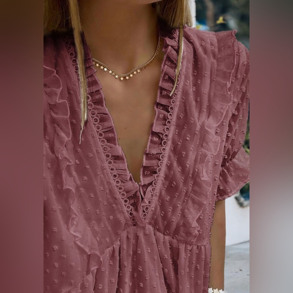 2XL New Boutique Blouse in Mauve - Picture 5 of 9